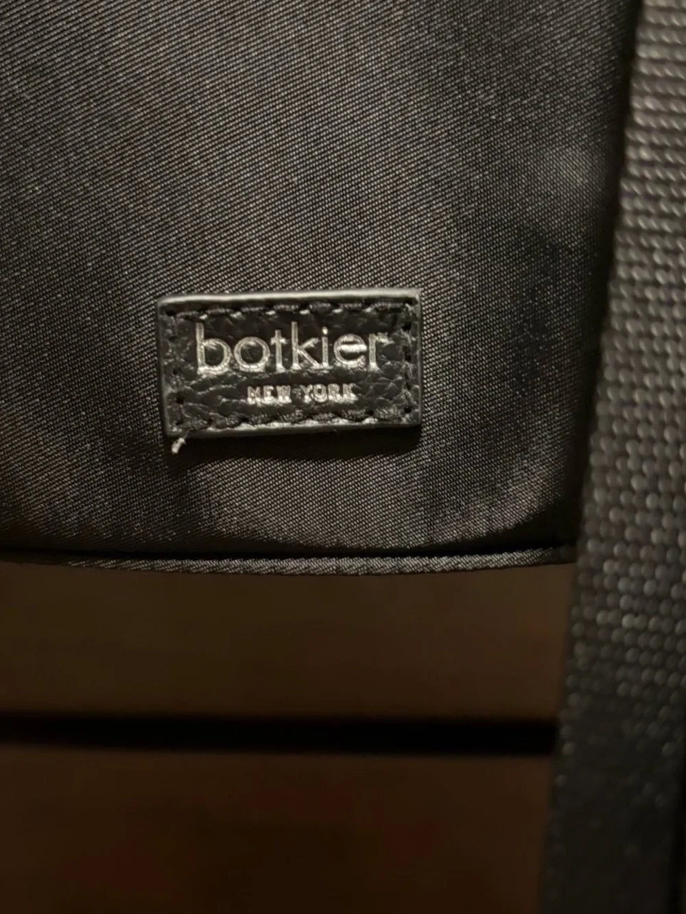 Botkier Black Mini Backpack with Leather Flap